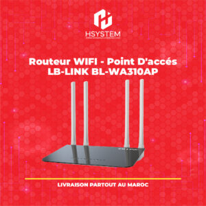 Lb Link ROUTEUR WIFI Point D'accés LB-LINK BL-WA310AP 300Mbps Avec 4 Antennes