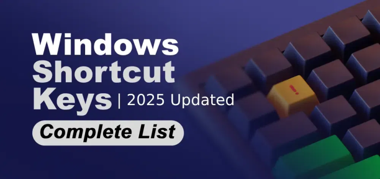 Raccourcis Clavier Windows