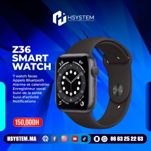 Z36 Smart Watch – Montre Connectée Intelligente | Santé, Sport & Connectivité