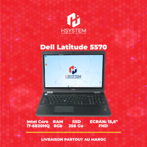 Dell Latitude 5570 – Intel Core i7 6eme generation i7 6820HQ | 8 Go RAM | SSD 256 Go