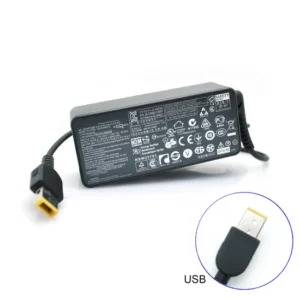 Chargeur Lenovo 65w usb jaune 2