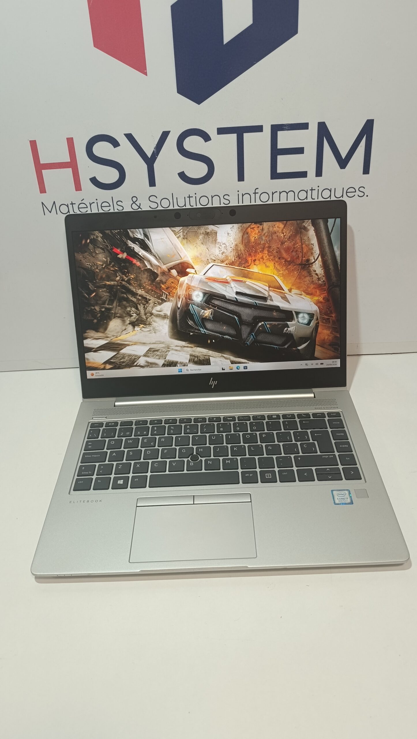 HP EliteBook 840 G6 – i7-8665U – 8Go DDR4 – 256Go SSD NVMe – 14" FHD IPS – QWERTY – Achat Maroc 2 HP EliteBook 840 G6 – i7-8665U – 8Go DDR4 – 256Go SSD NVMe – 14" FHD IPS – QWERTY – Achat Maroc – Image 2
